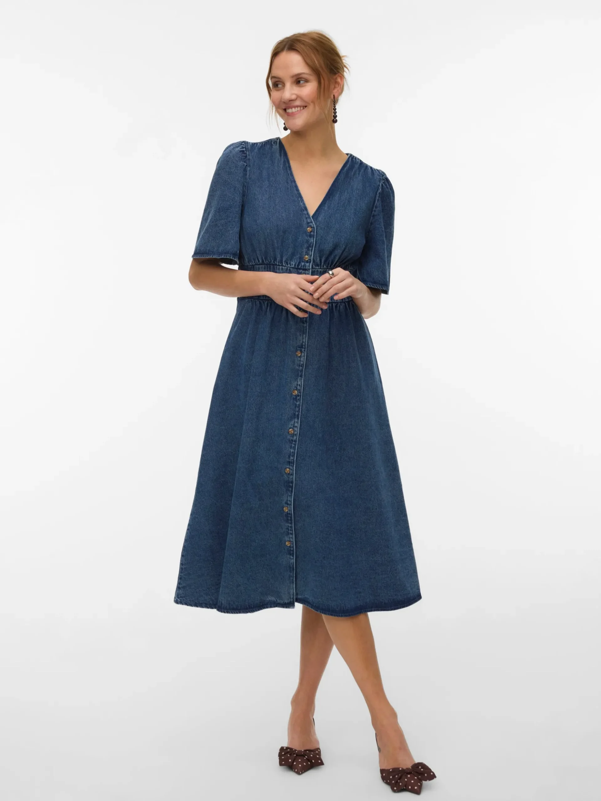 VMMELANEY Midikleid