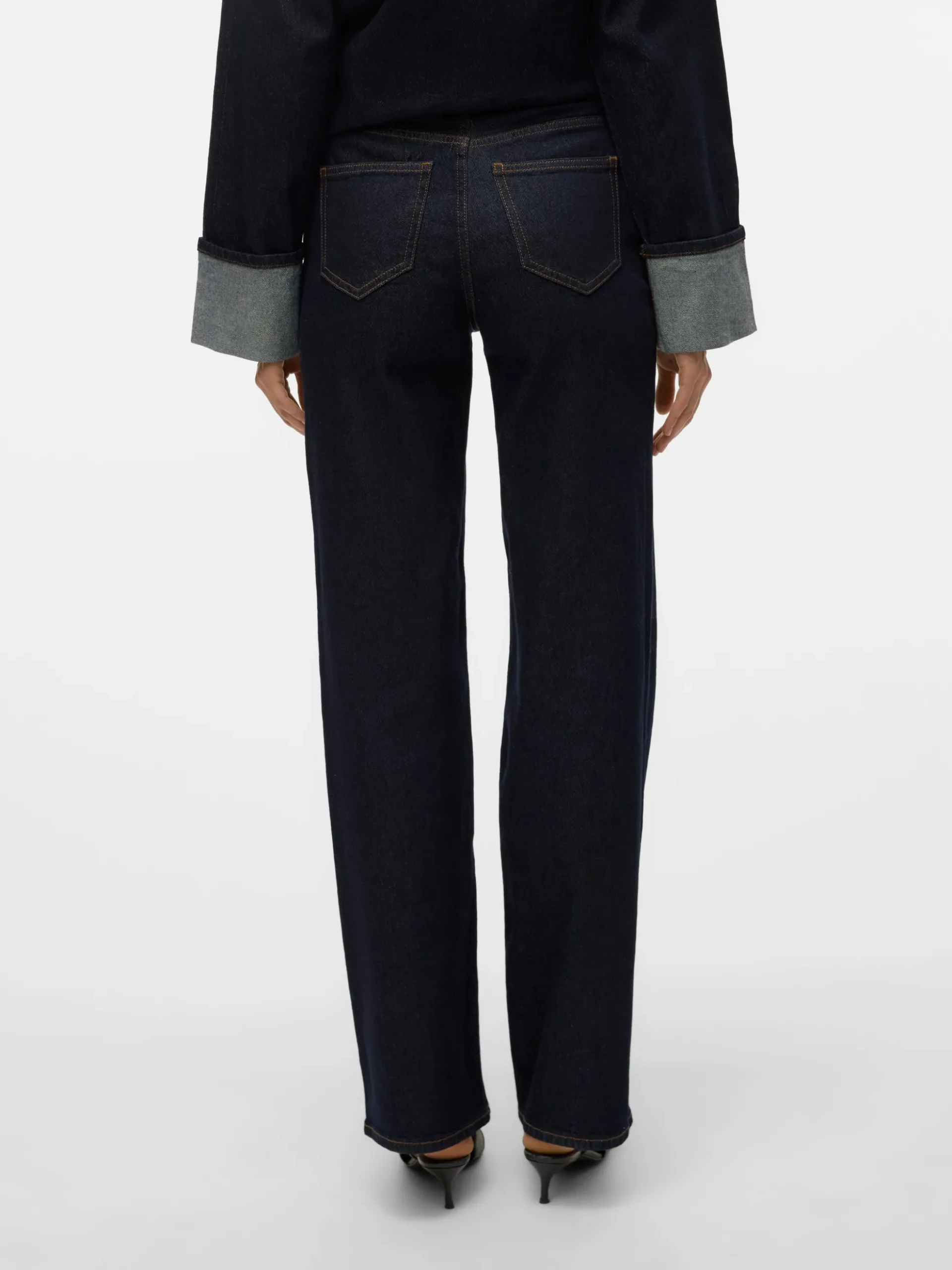 VMMELISA Mid Rise Weiter Beinschnitt Jeans