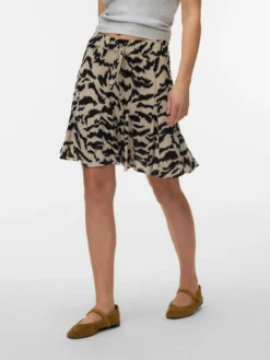 VMMENNY Hohe Taille Kurzer Rock
