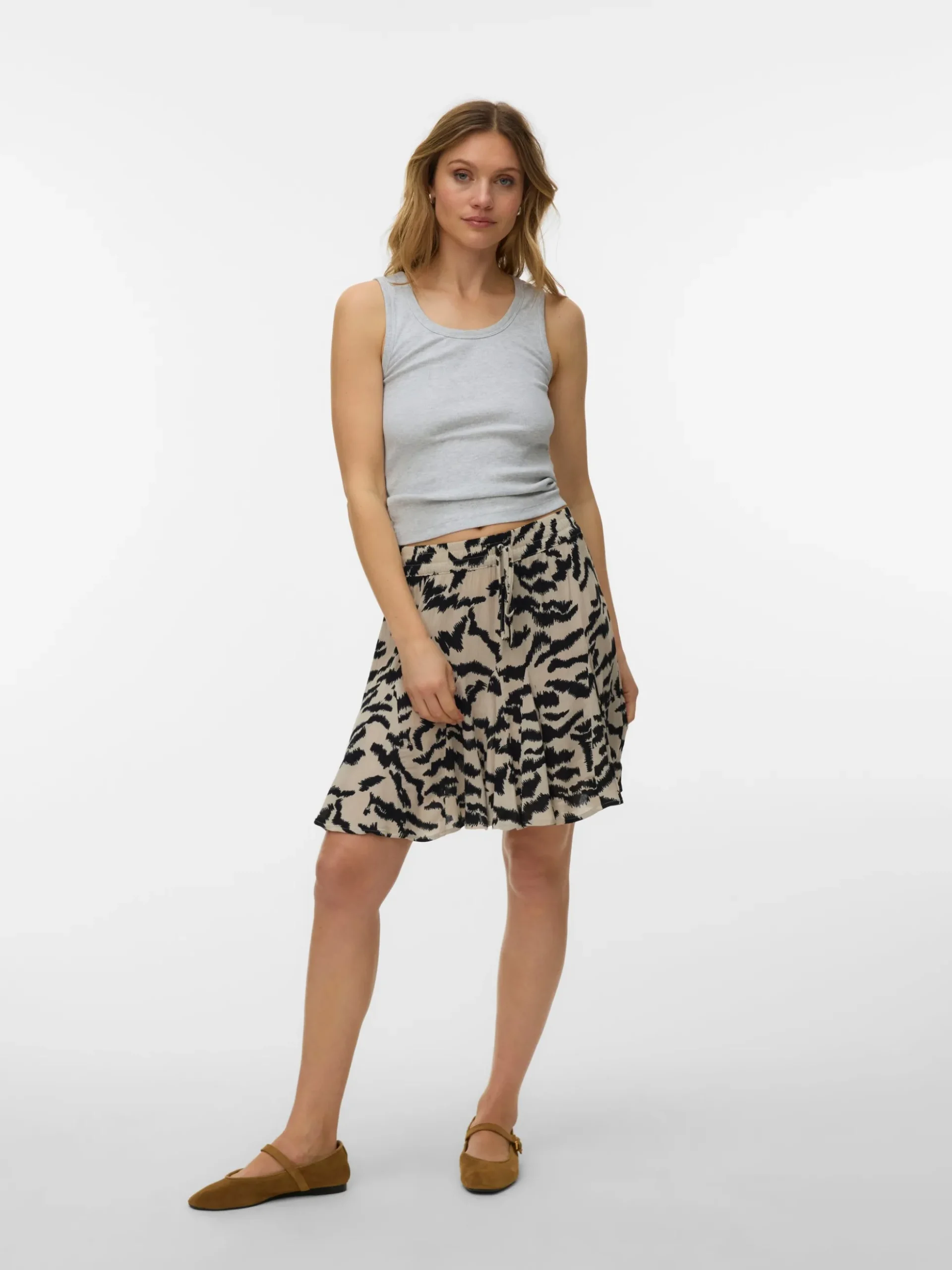 VMMENNY Hohe Taille Kurzer Rock