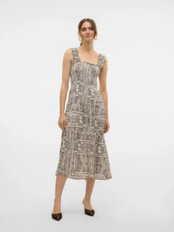VMMENNY Langes Kleid