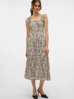 VMMENNY Langes Kleid