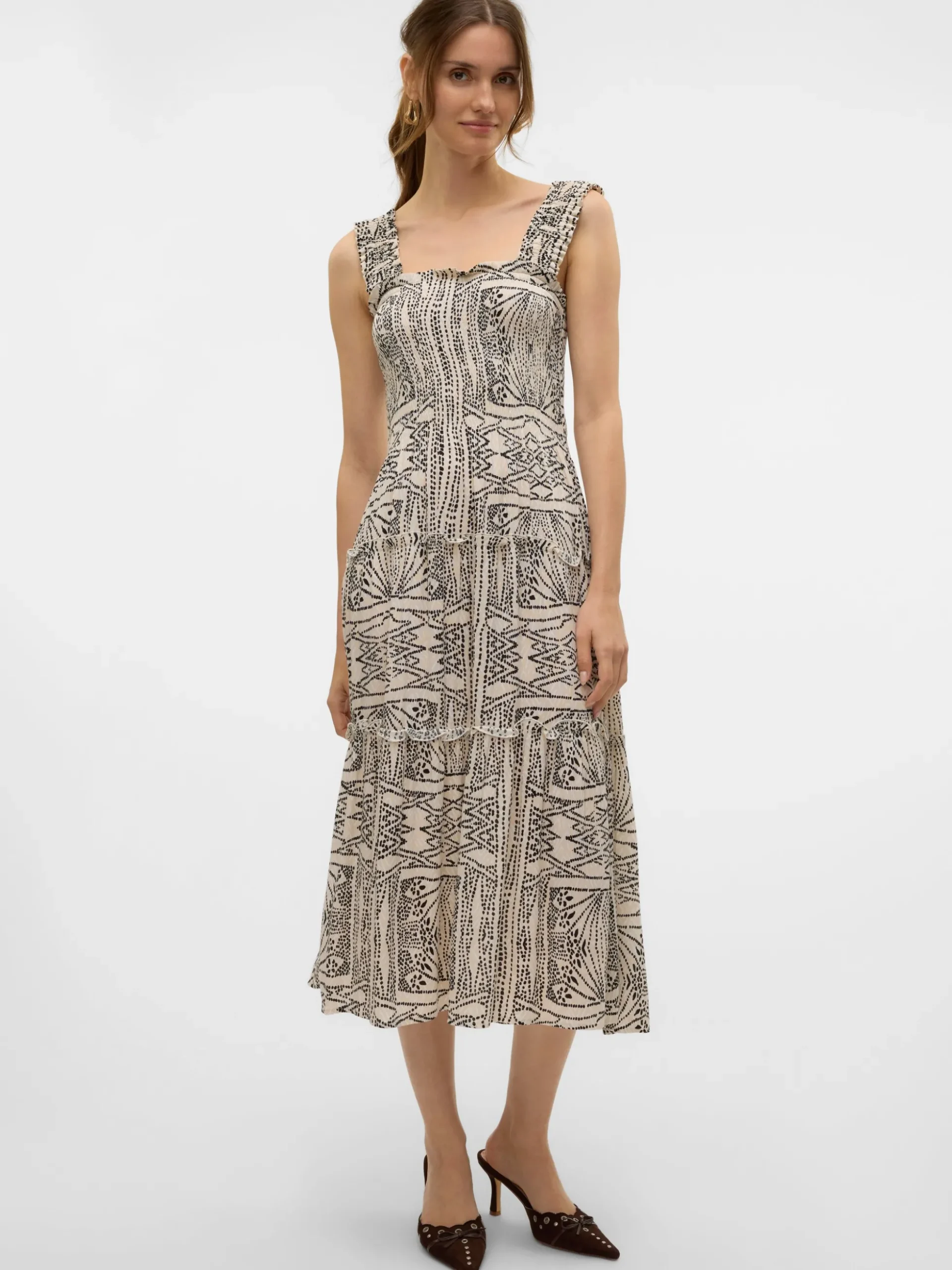 VMMENNY Langes Kleid