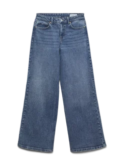 VMMIRA Mid Rise Weite Passform - kurz geschnitten Jeans
