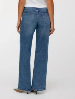 VMMIRA Mid Rise Weite Passform - kurz geschnitten Jeans
