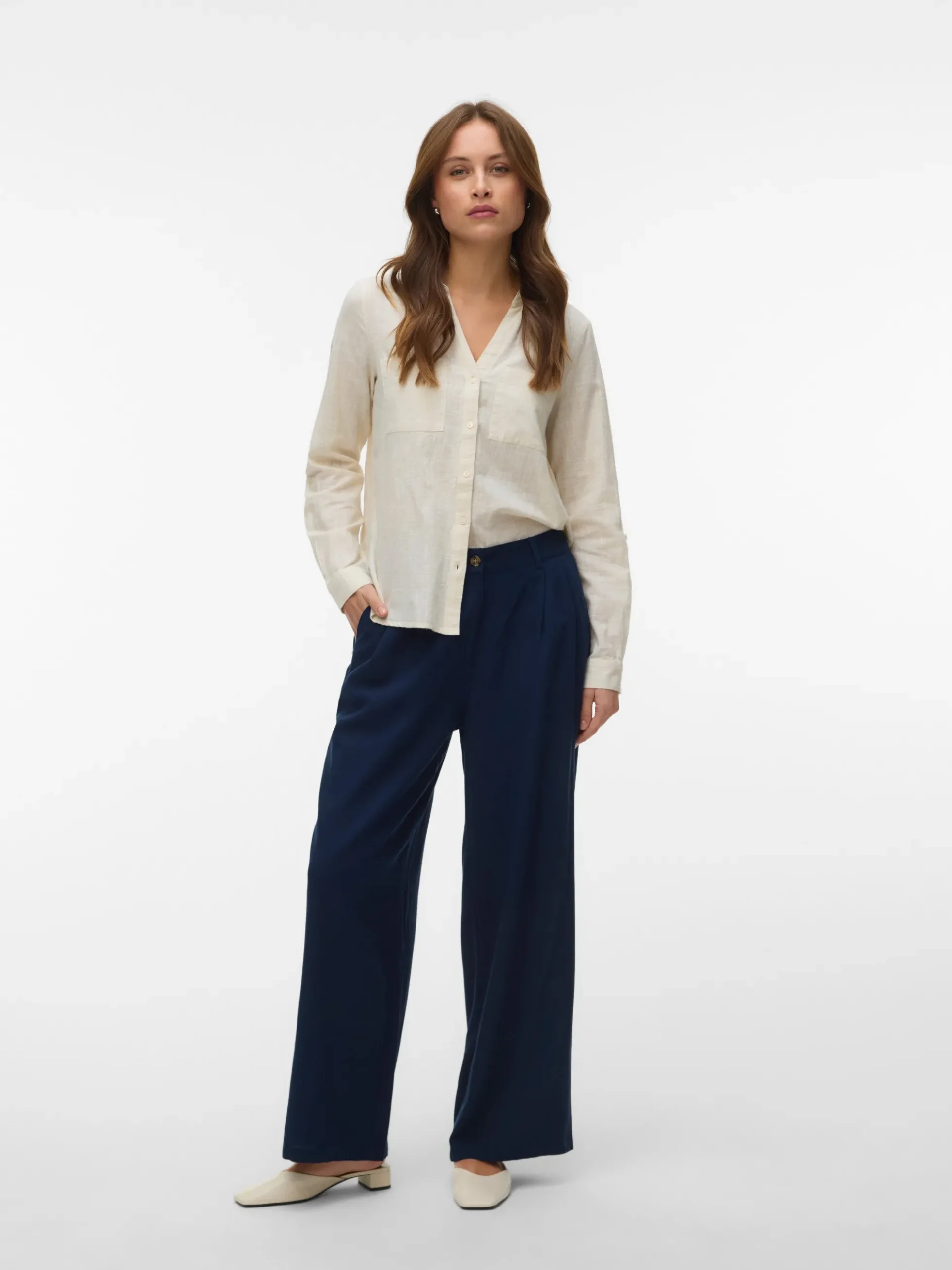 VMMYMILO Mittlere Taille Hose