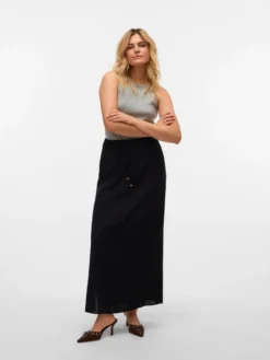 VMMYMILO Mittlere Taille Langer Rock