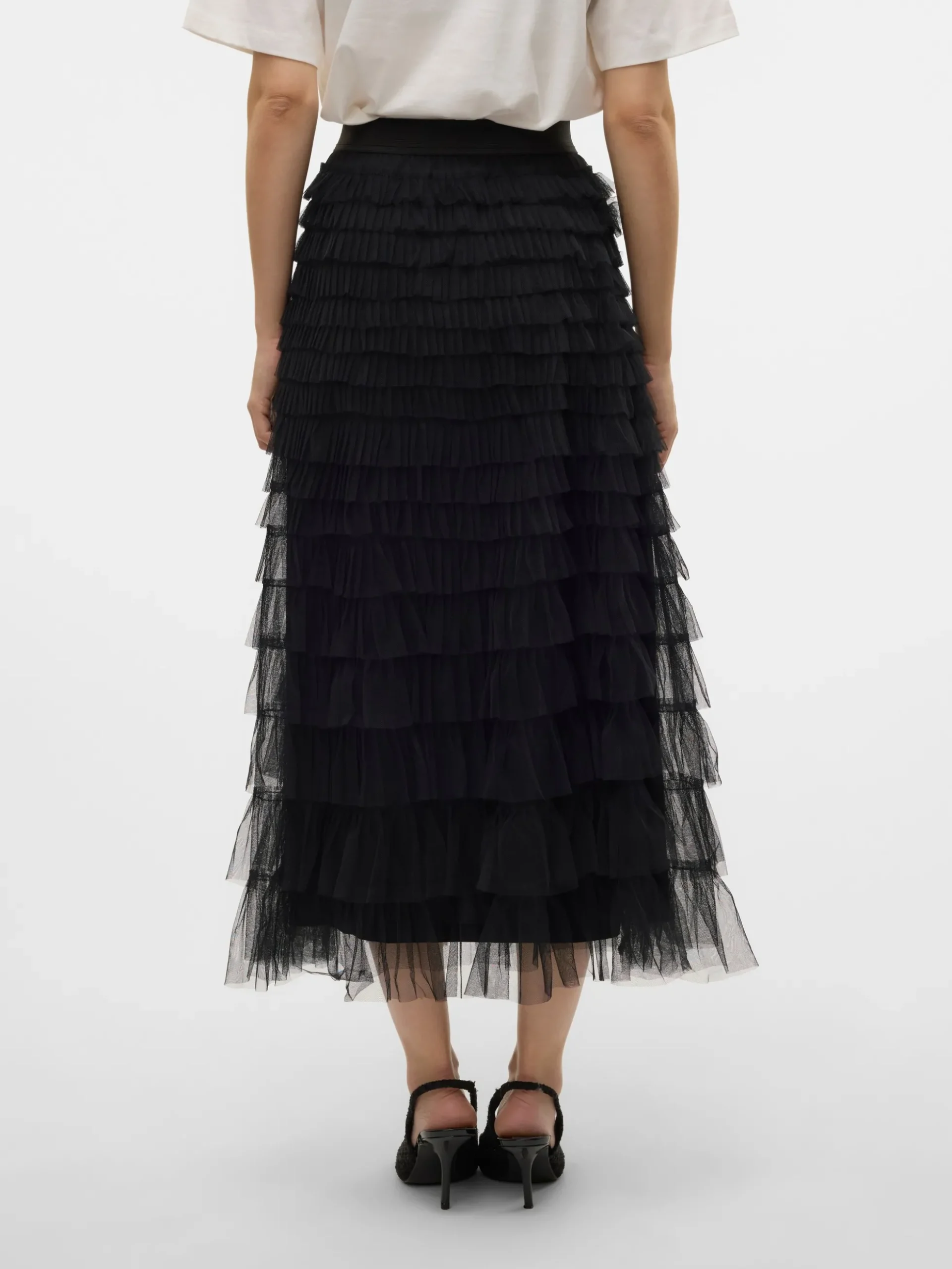 VMNAJA Mittlere Taille Langer Rock