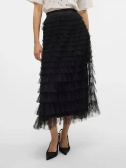 VMNAJA Mittlere Taille Langer Rock