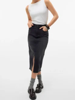 VMNATALIE Hohe Taille Midirock