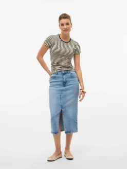 VMNATALIE Hohe Taille Midirock