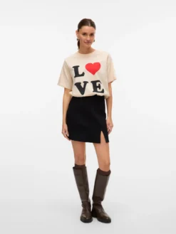 VMNELLY Hohe Taille Kurzer Rock