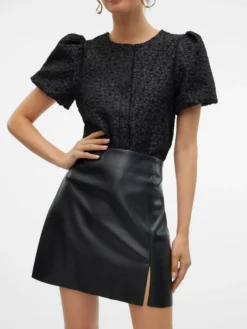 VMNELLY Hohe Taille Kurzer Rock
