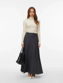 VMNEOMI Hohe Taille Langer Rock