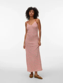 VMOHIA Langes Kleid