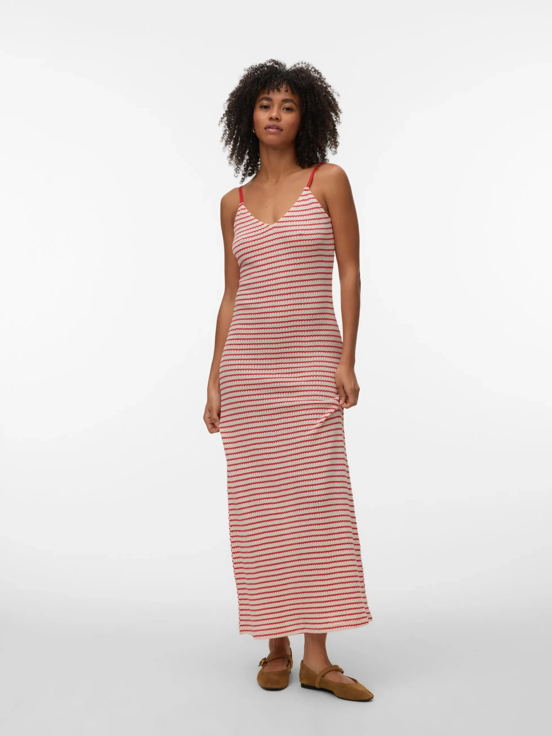 VMOHIA Langes Kleid