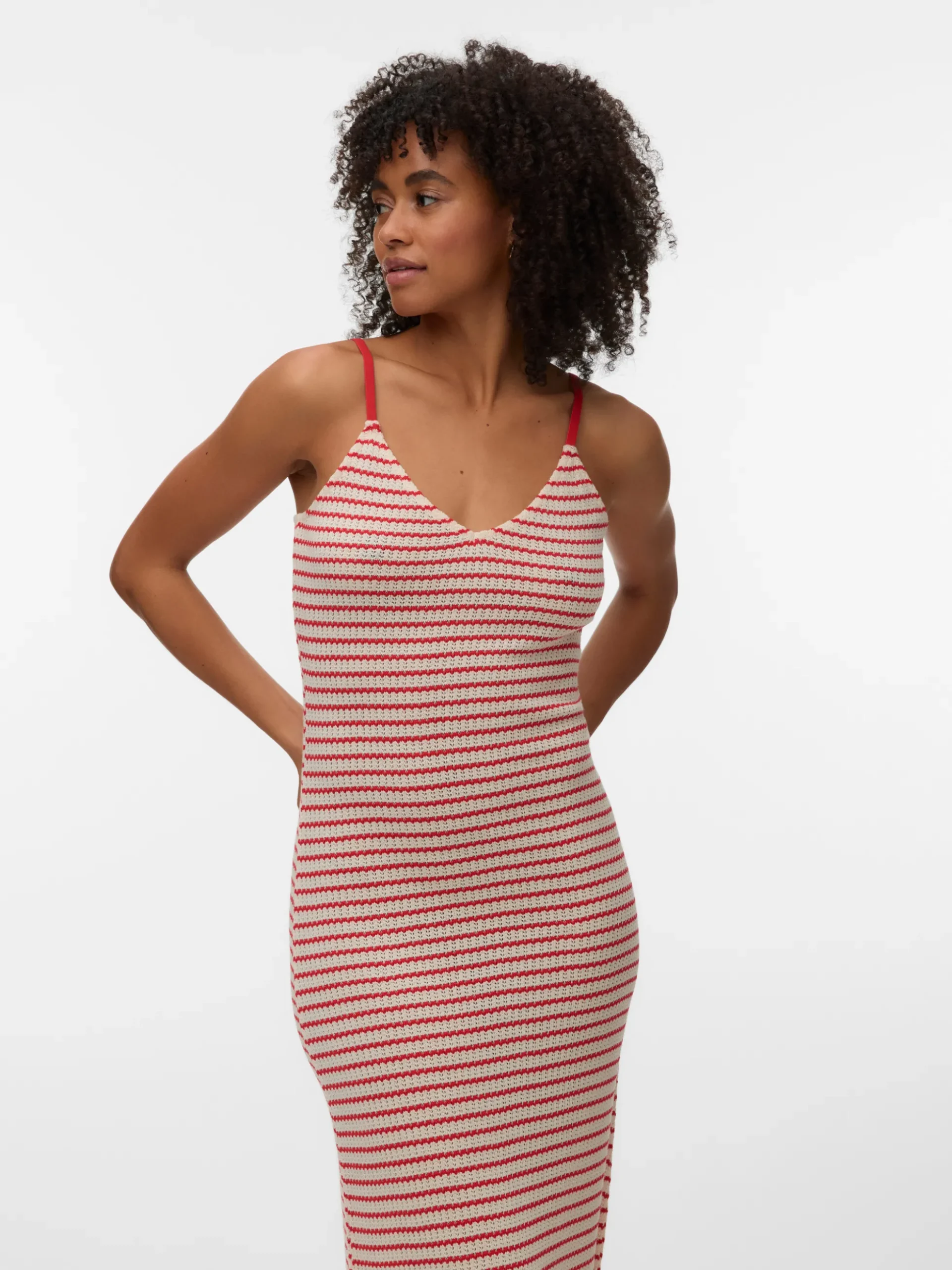 VMOHIA Langes Kleid