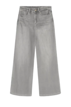 VMOLIVIA Hohe Taille Weiter Beinschnitt Jeans