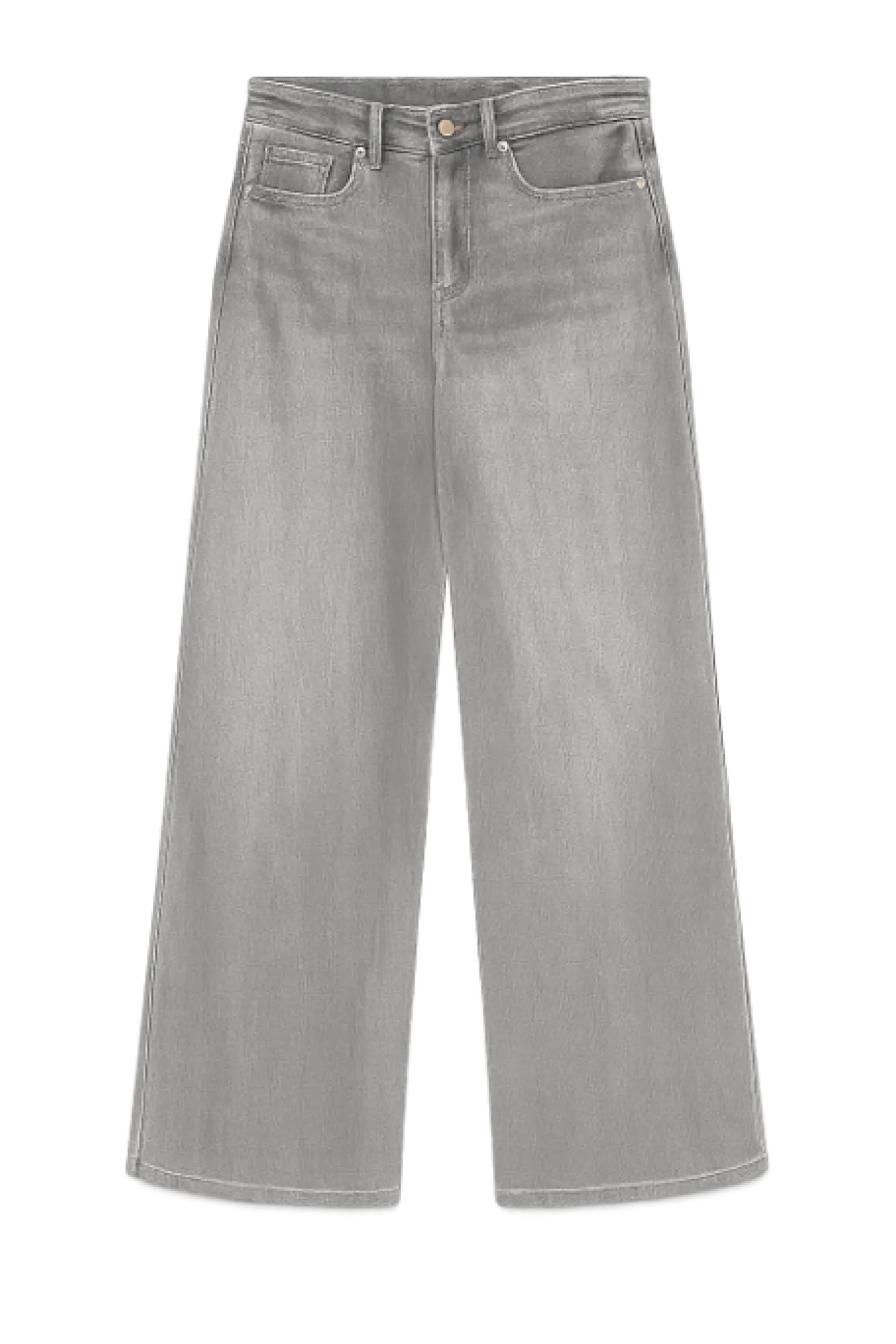 VMOLIVIA Hohe Taille Weiter Beinschnitt Jeans