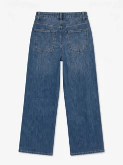 VMOLIVIA Hohe Taille Weiter Beinschnitt Jeans