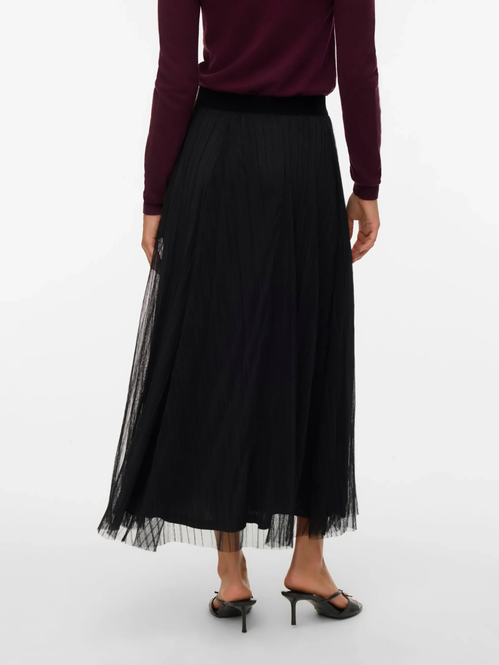 VMPEARL Mittlere Taille Langer Rock