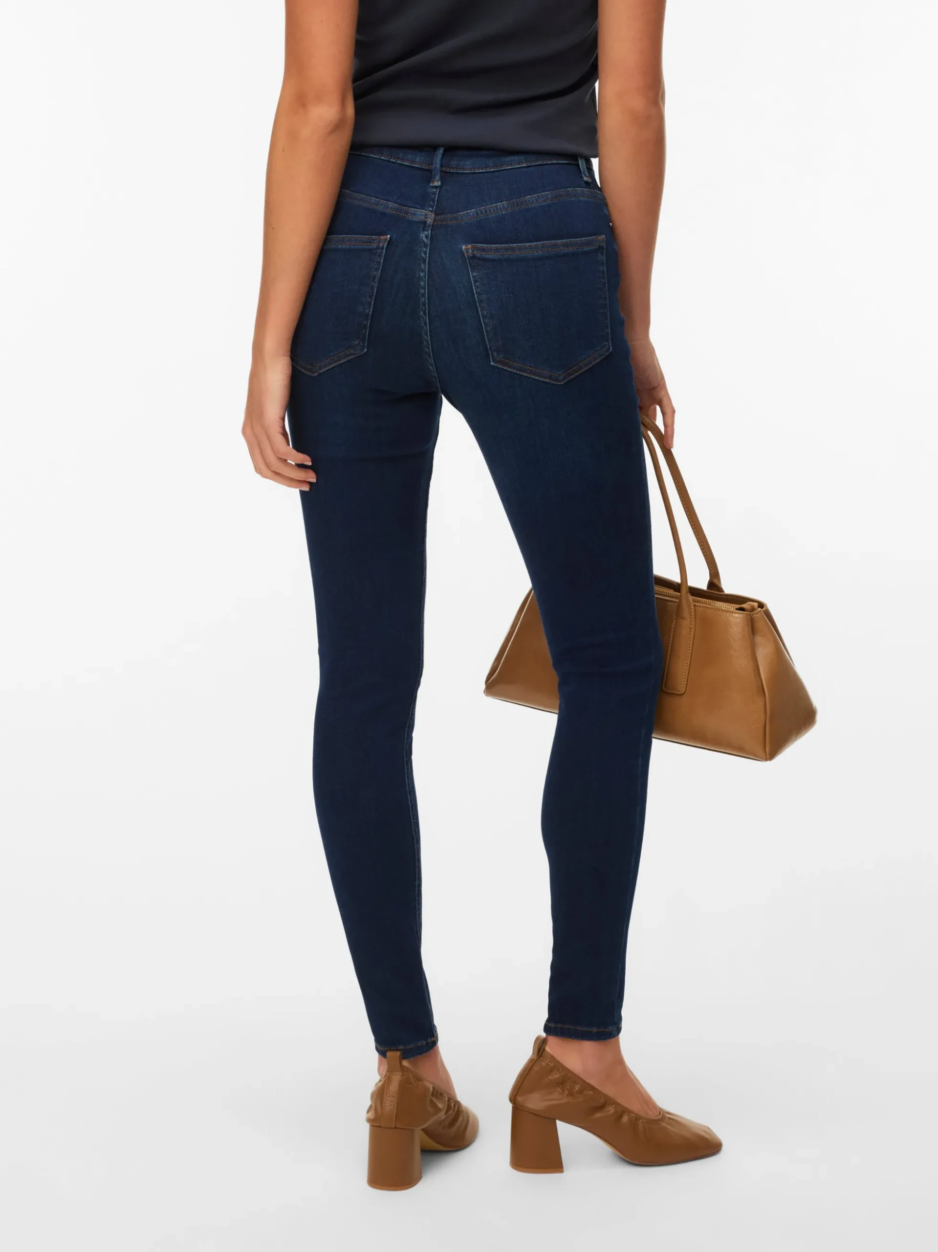 VMPOLLY Mid Rise Skinny Fit Jeans