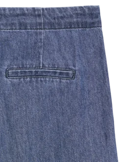 VMRAE Hohe Taille Weiter Beinschnitt Jeans