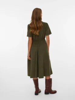 VMRAY Cord-Midikleid