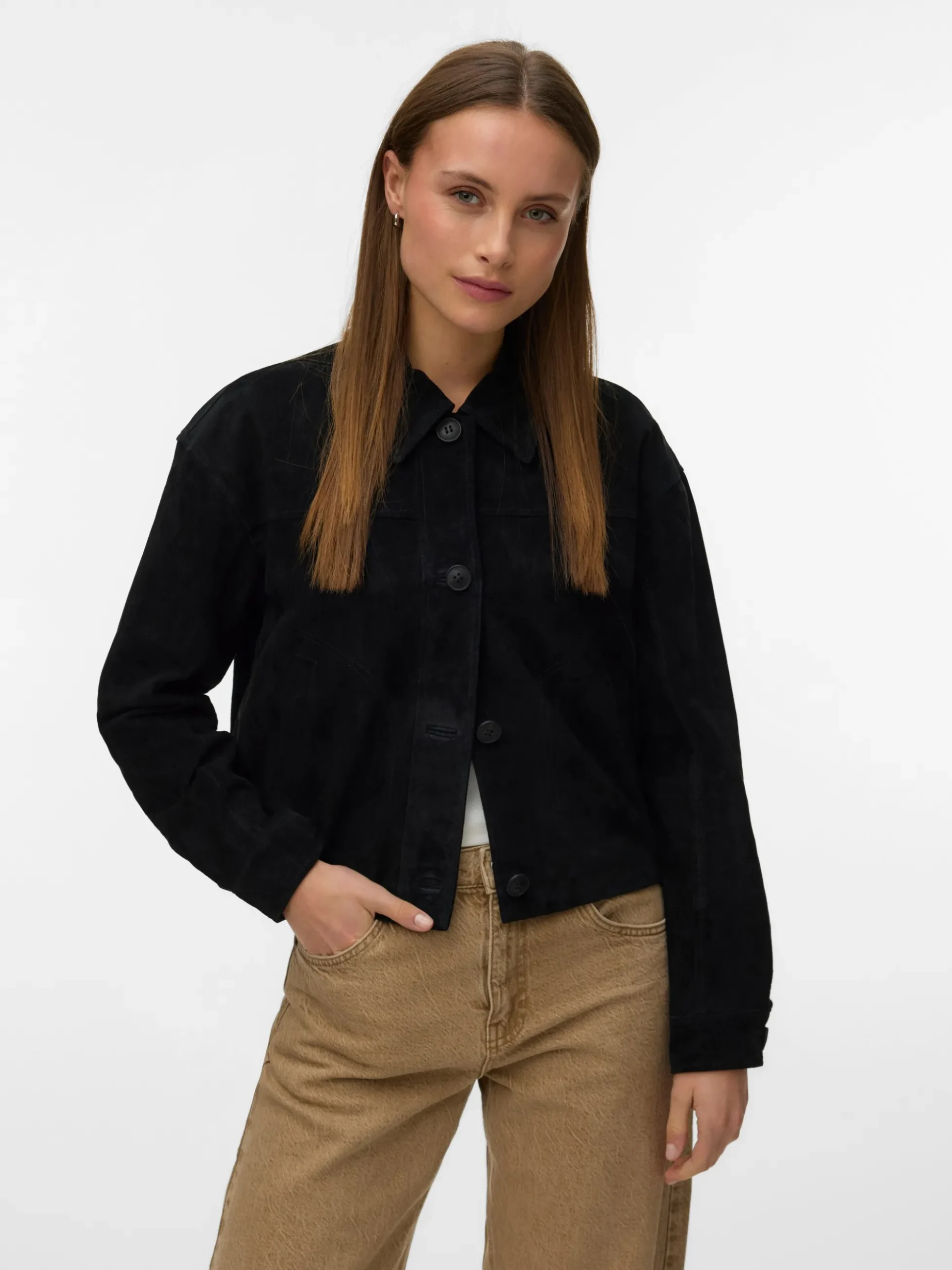 VMROYCESTINE Suede Jacke