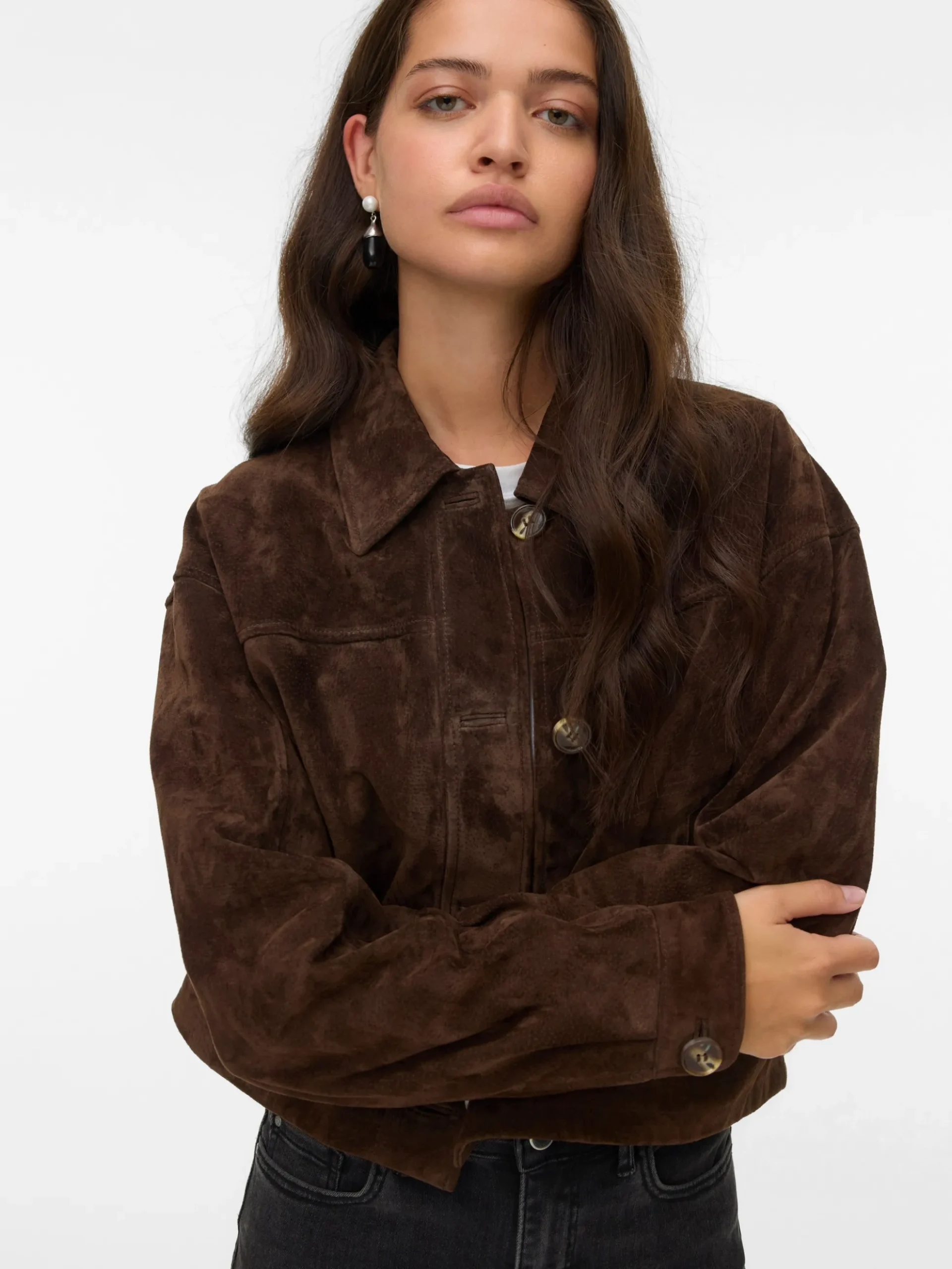 VMROYCESTINE Suede Jacke