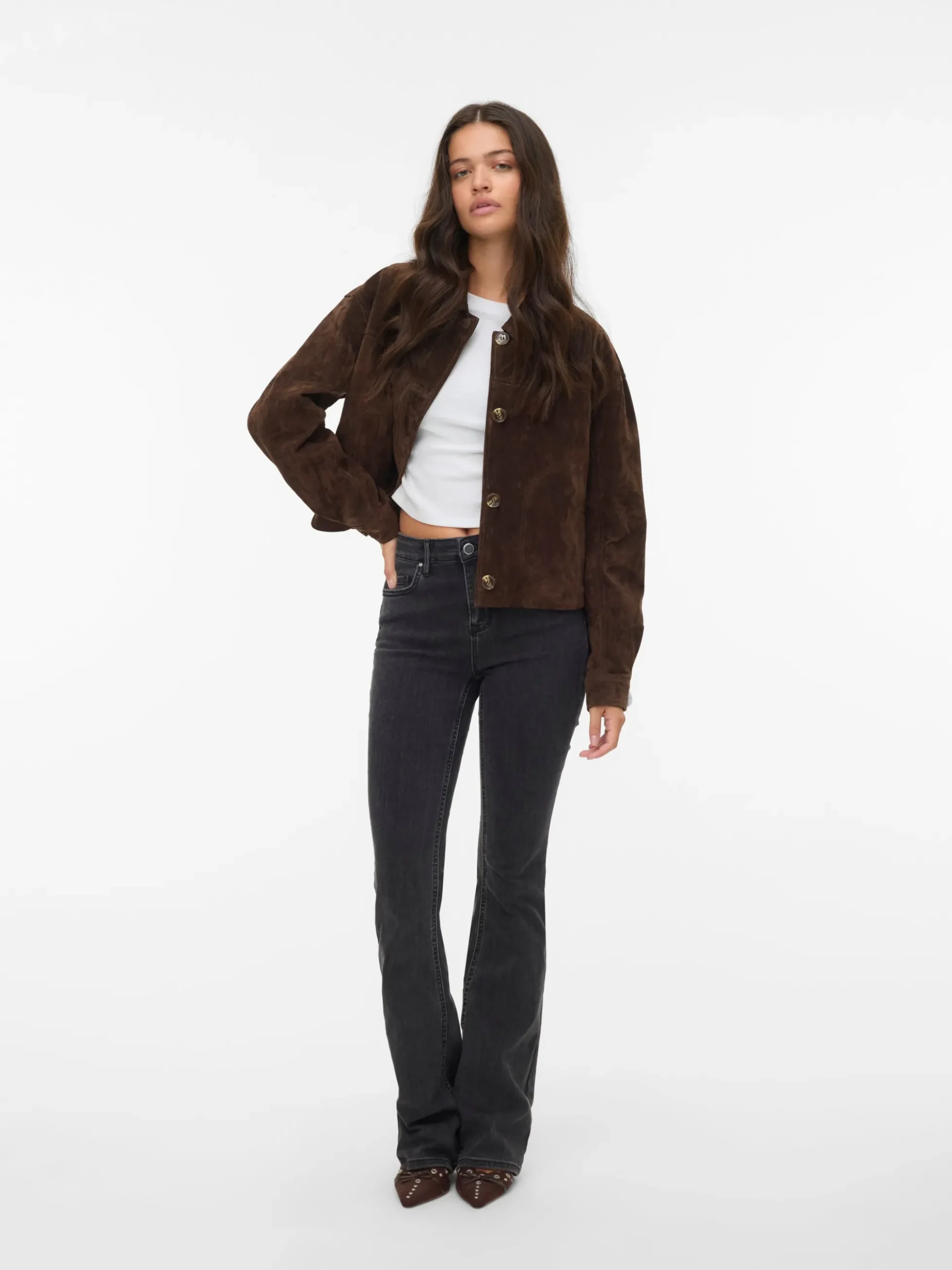 VMROYCESTINE Suede Jacke