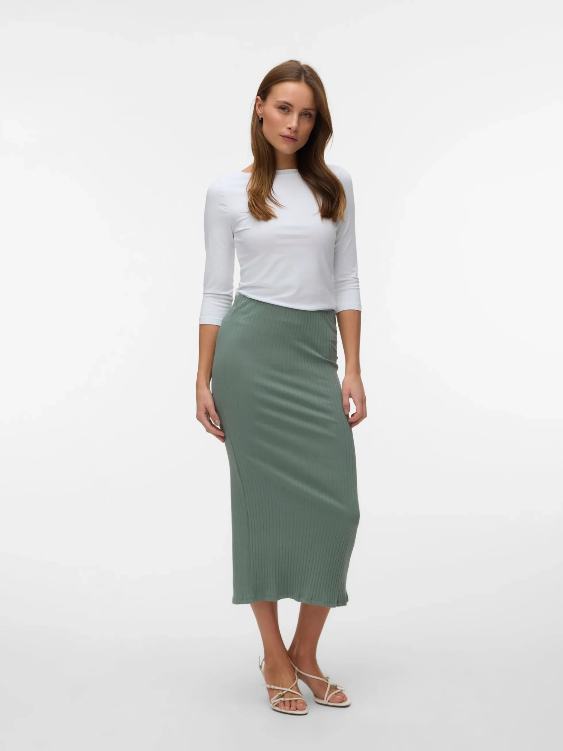 VMRUBY Mittlere Taille Langer Rock