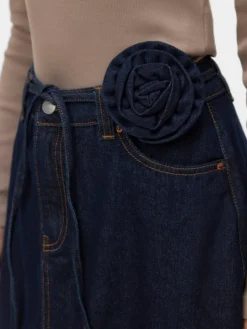 VMRUTH Hohe Taille Langer Rock