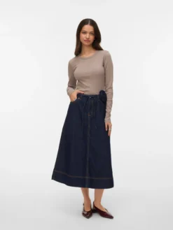 VMRUTH Hohe Taille Langer Rock