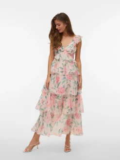 VMSAFINA Langes Kleid