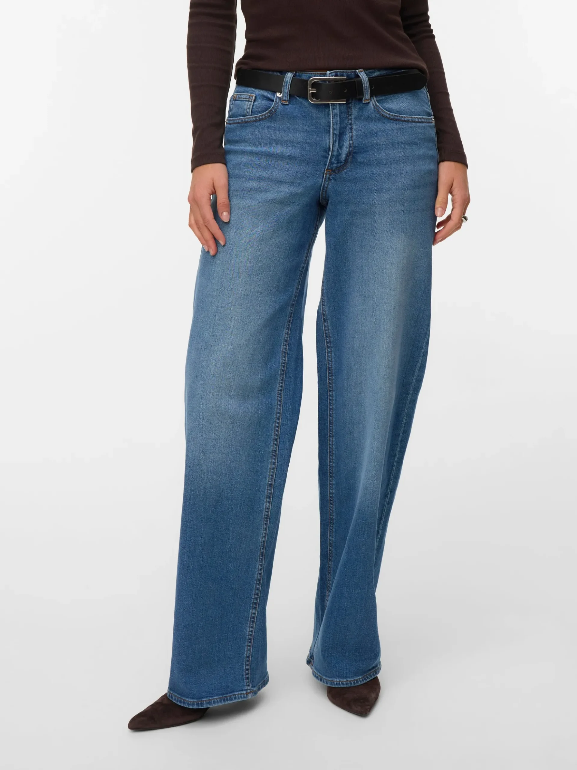 VMSANDIE-STRETCH Mid Rise Weiter Beinschnitt Jeans