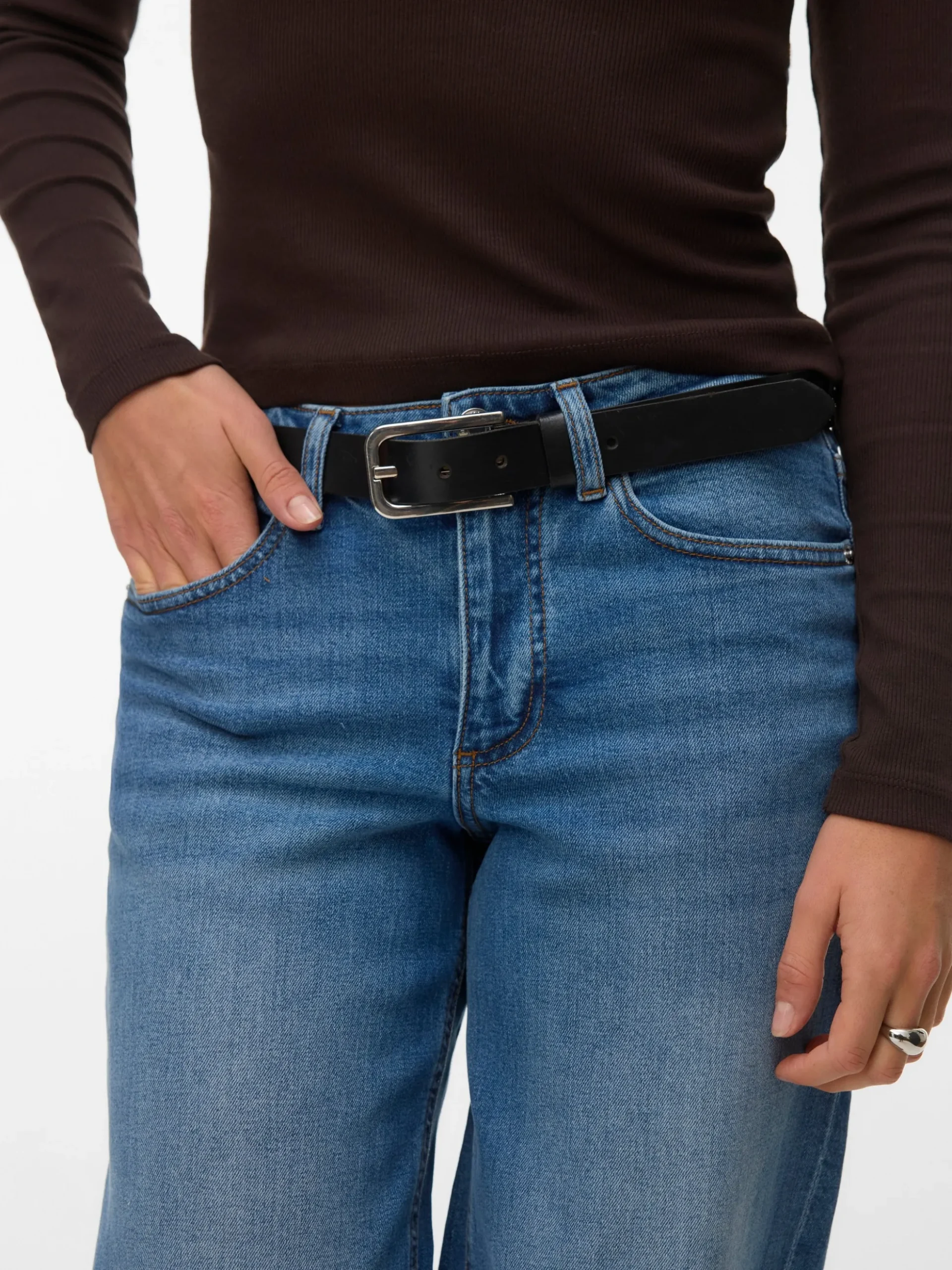 VMSANDIE-STRETCH Mid Rise Weiter Beinschnitt Jeans