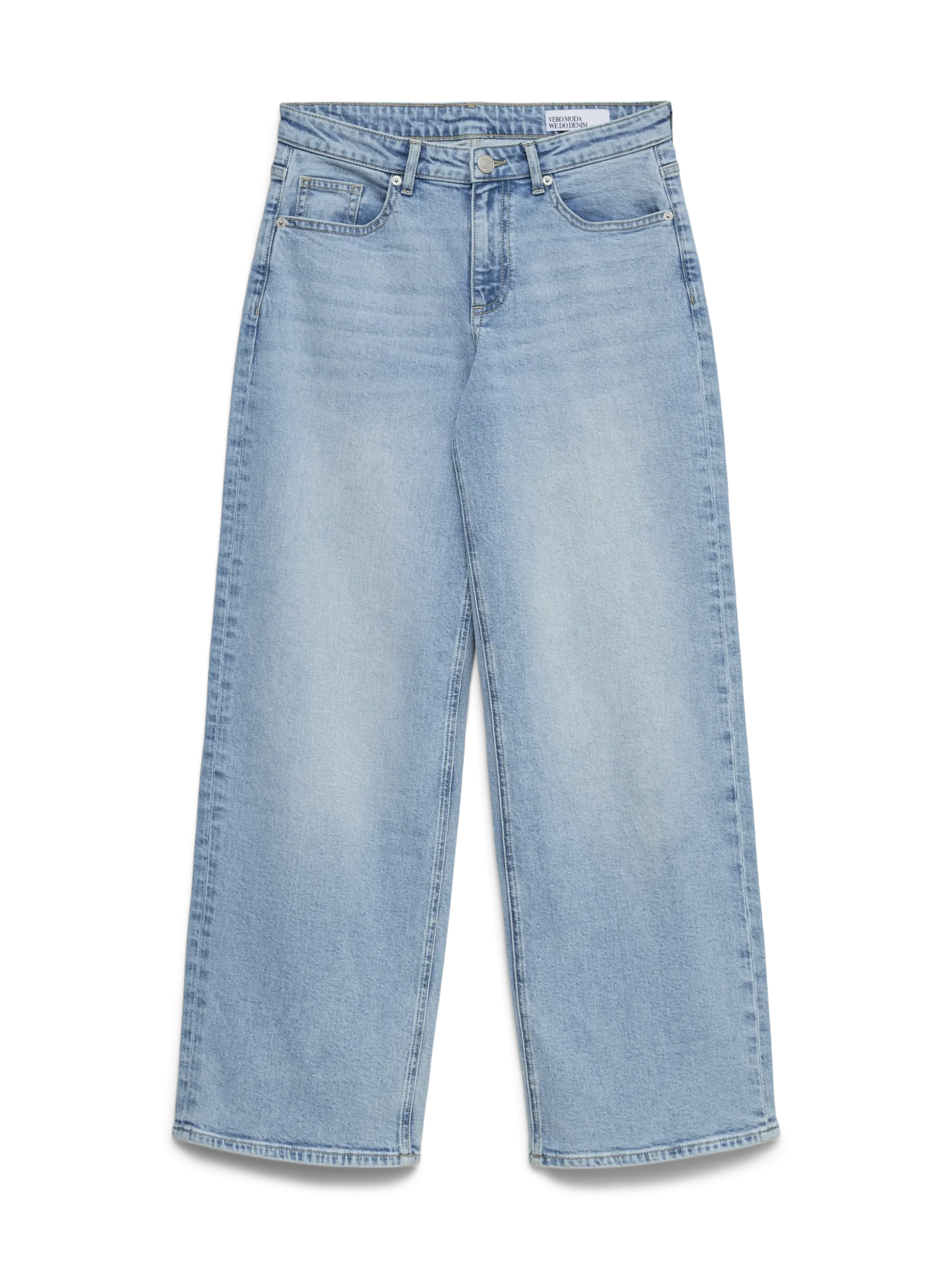 VMSANDIE-STRETCH Mid Rise Weite Passform - kurz geschnitten Jeans