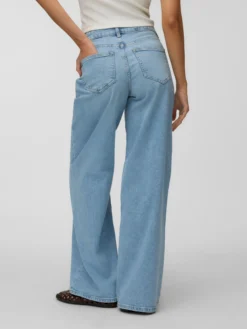 VMSANDIE-STRETCH Mid Rise Weite Passform - kurz geschnitten Jeans