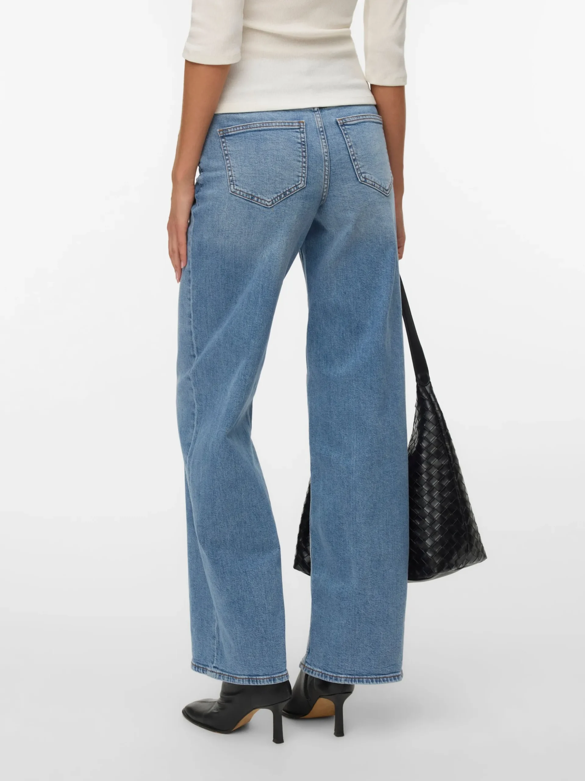 VMSANDIE-STRETCH Mid Rise Weiter Beinschnitt Jeans