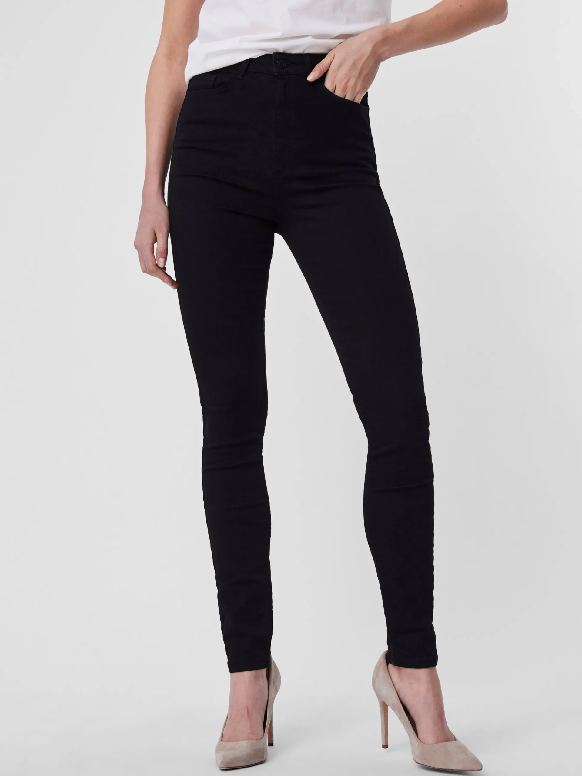 VMSANDRA Super High Rise Skinny Fit Jeans
