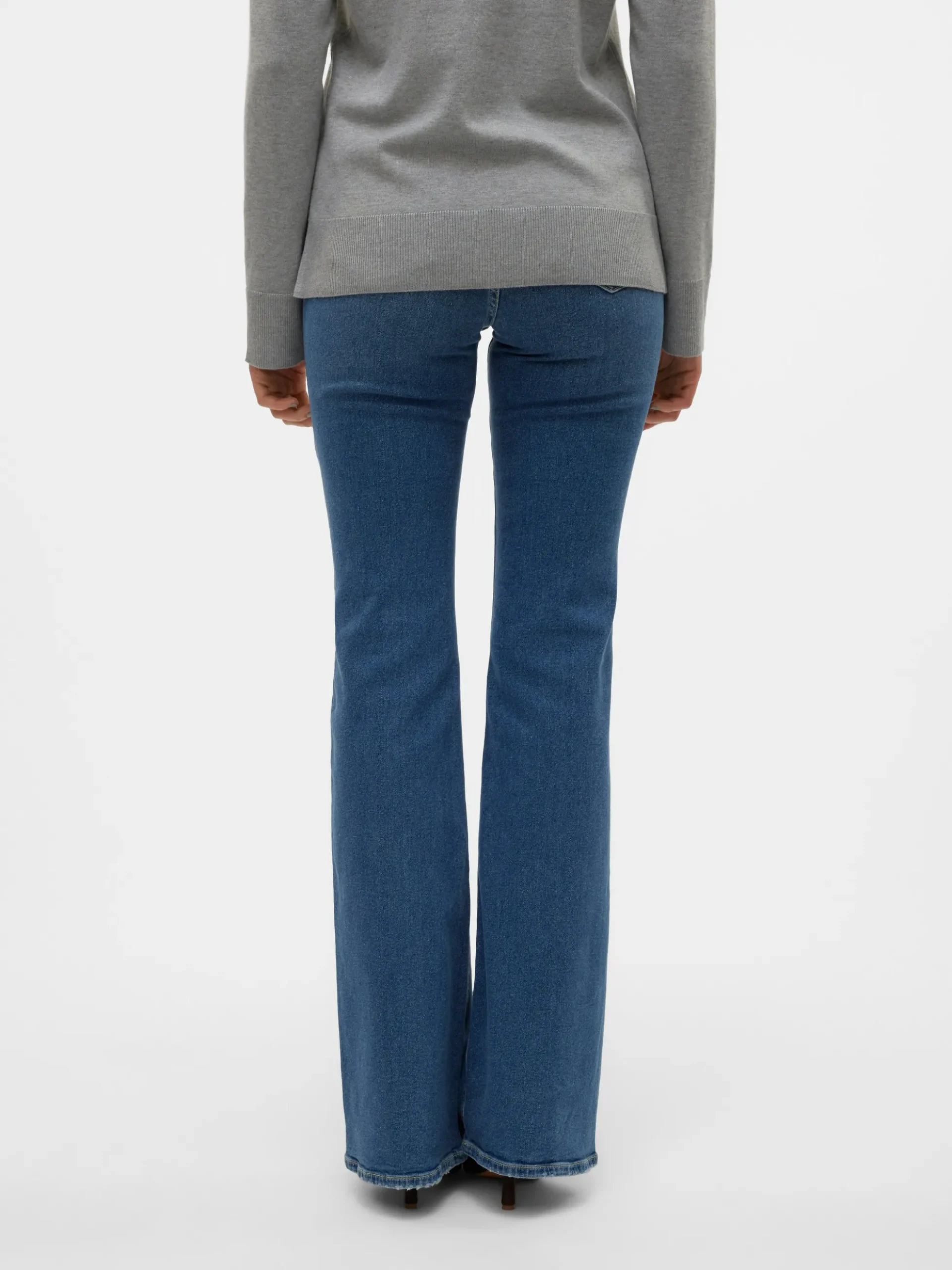 VMSELINA Hohe Taille Ausgestellt Jeans