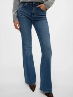 VMSELINA Hohe Taille Ausgestellt Jeans