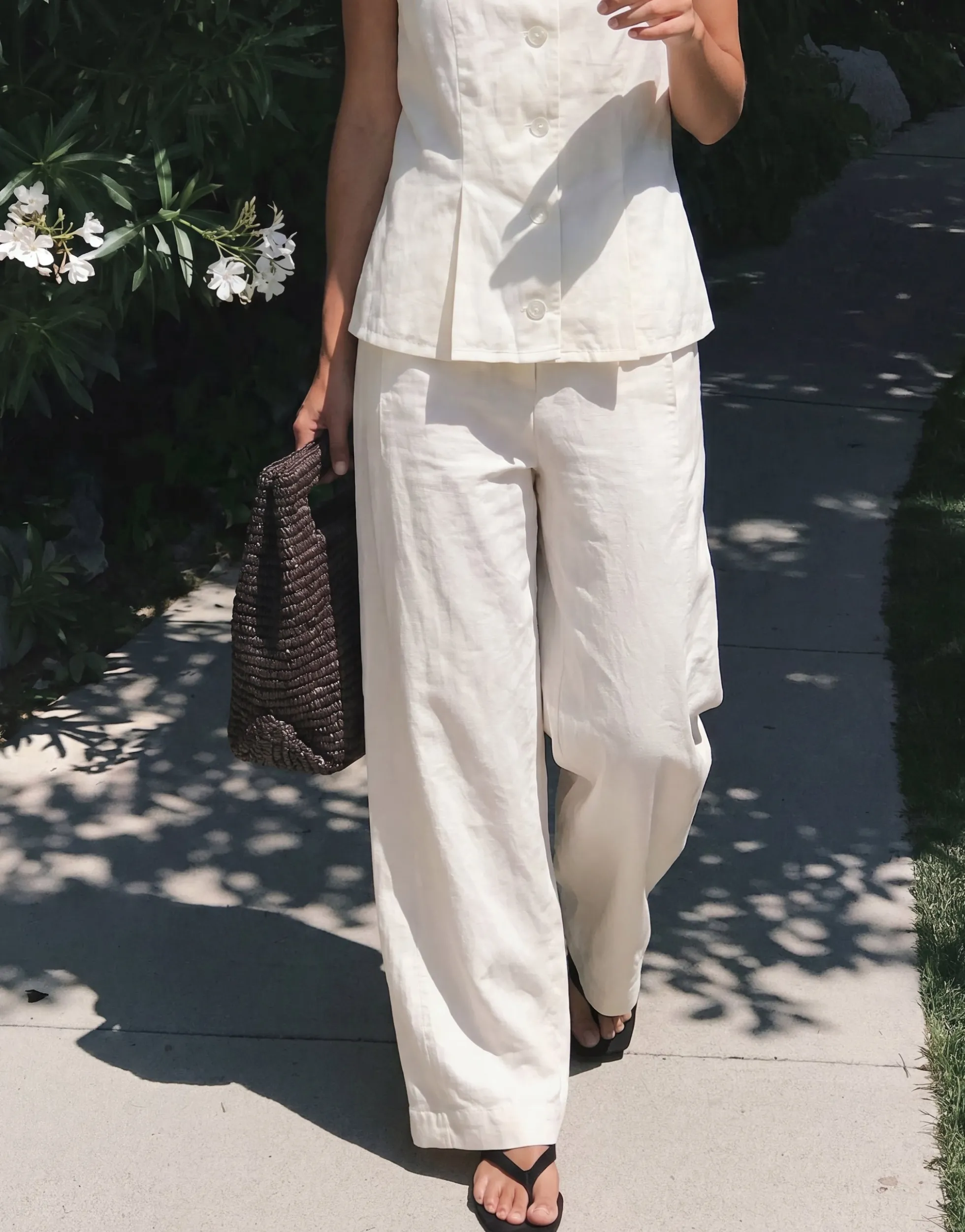 VMSELMA Hohe Taille Hose