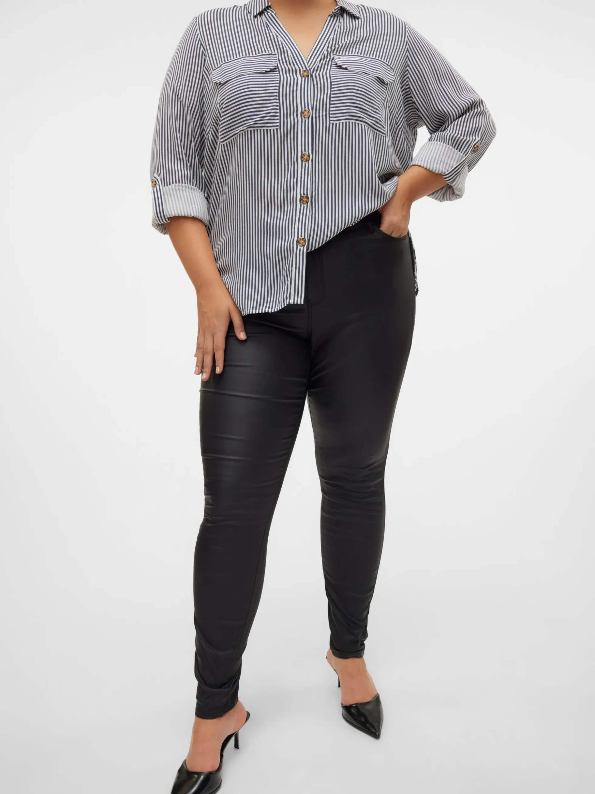 VMSEVEN Mittlere Taille Hose