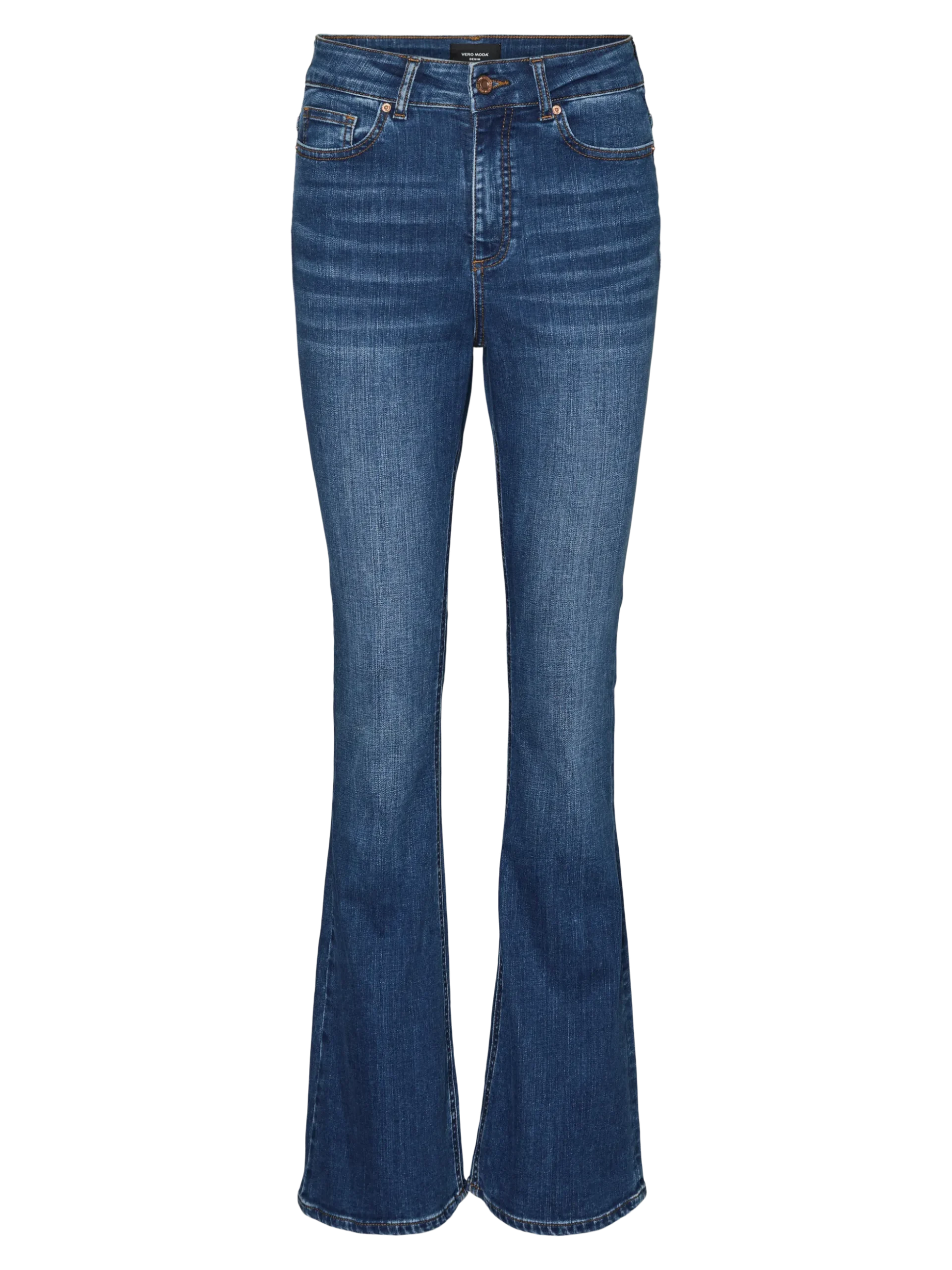 VMSIGA Hohe Taille Ausgestellt Jeans