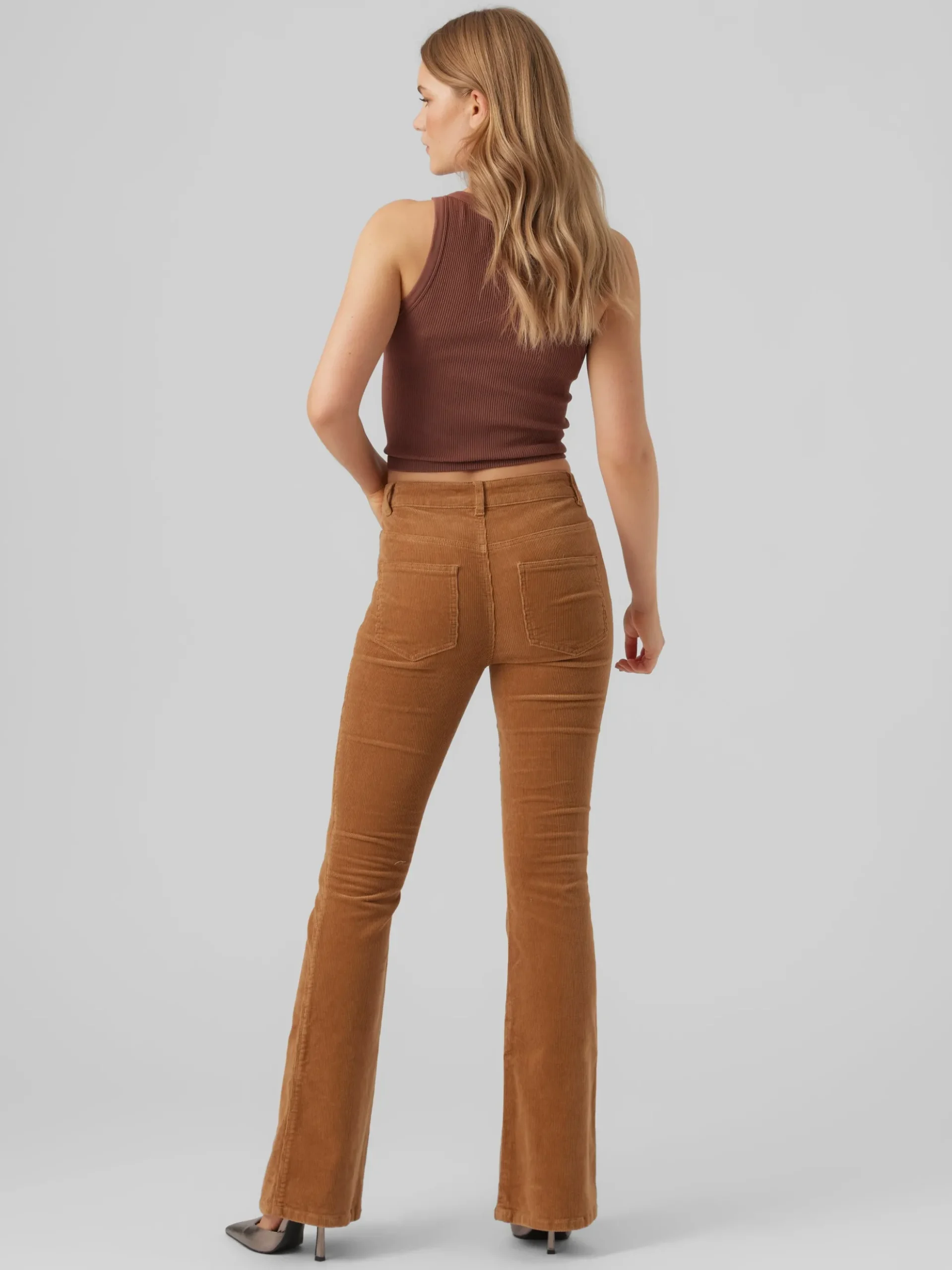 VMSIGA Hohe Taille CordHose