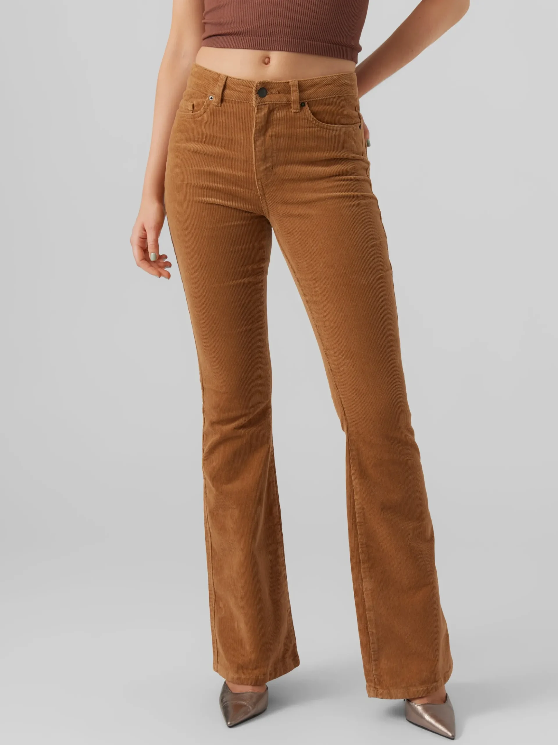 VMSIGA Hohe Taille CordHose