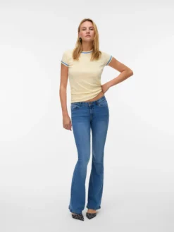VMSIGI Niedrige Taille Ausgestellt Jeans