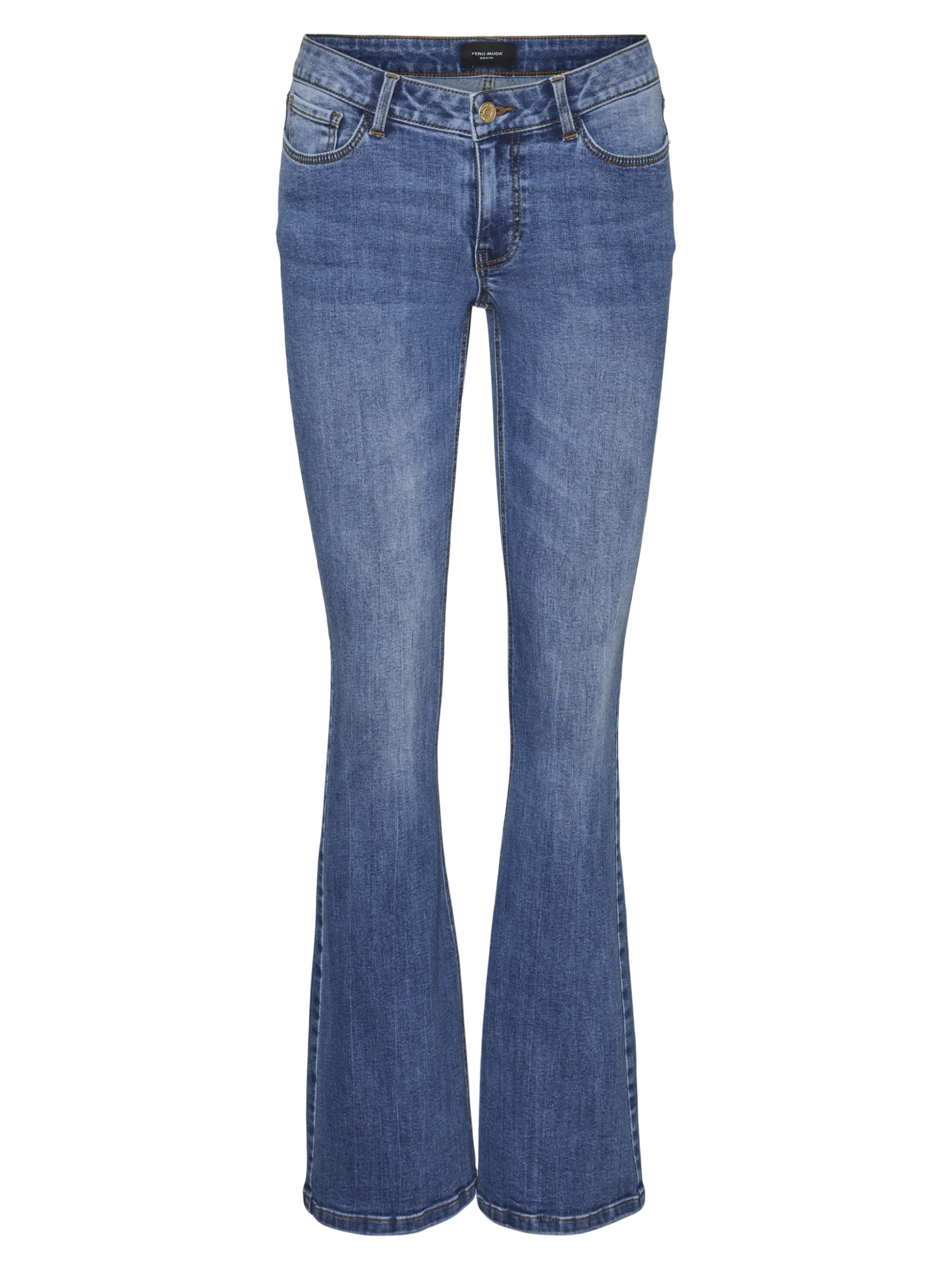 VMSIGI Niedrige Taille Ausgestellt Jeans